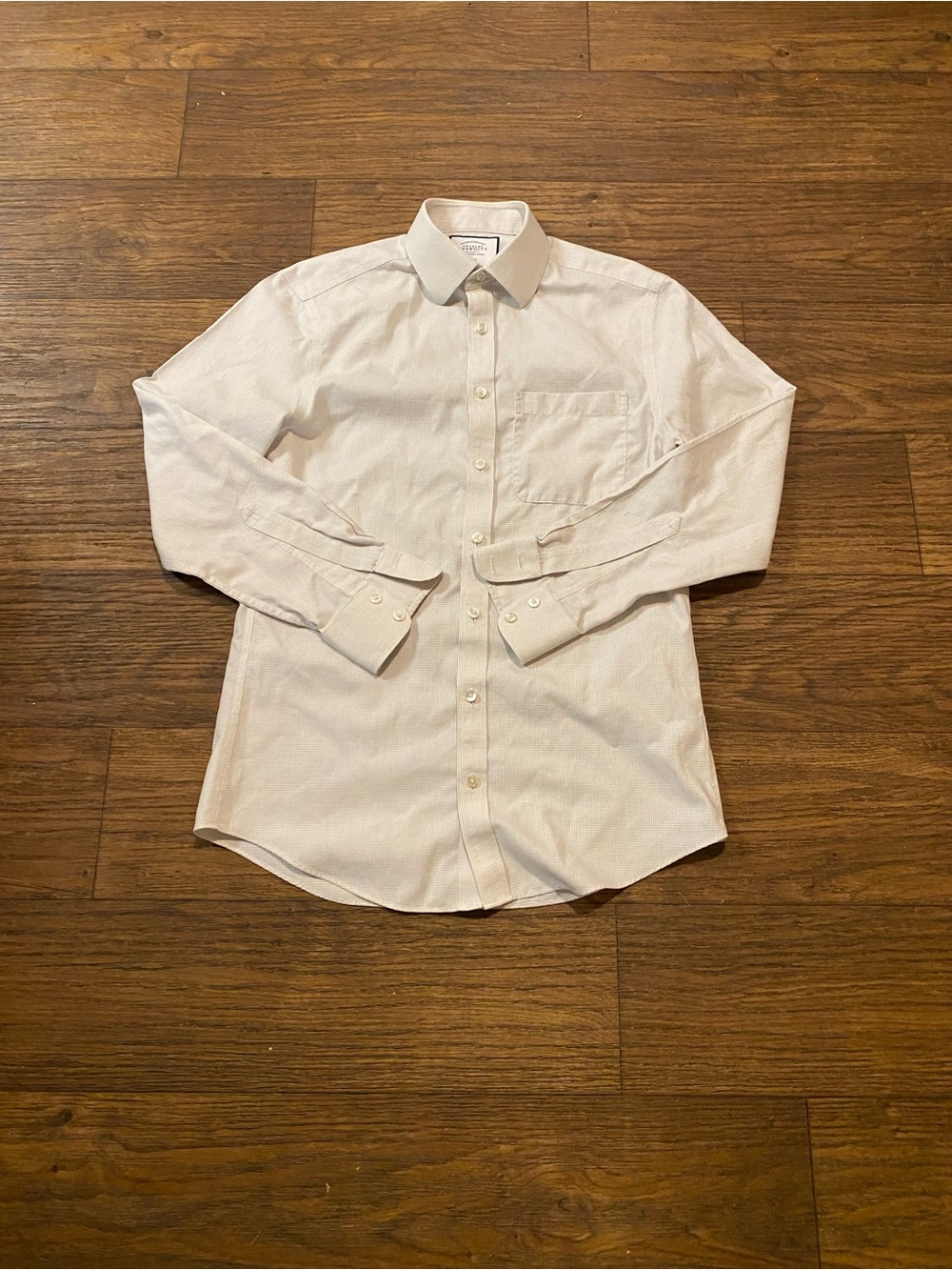 Charles Tyrwhitt Men's gray Long-Sleeve Button-Down Dress Shirt